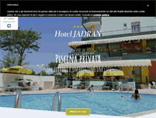 Tablet Screenshot of hoteljadran.it